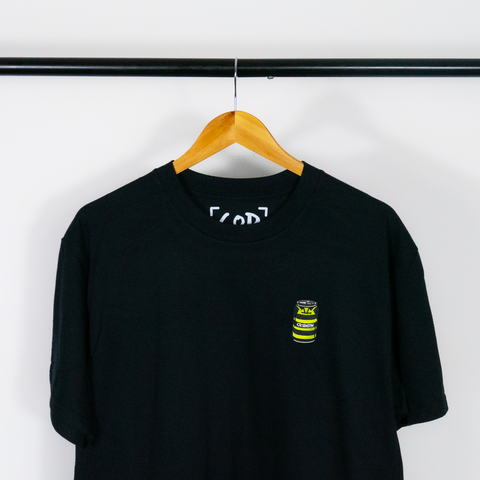 The Stripe & Shamrock Brew Co - 96/97 Away Embroidered Can T-Shirt