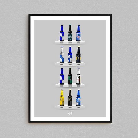 Bristol Rovers Classic Bottle Print