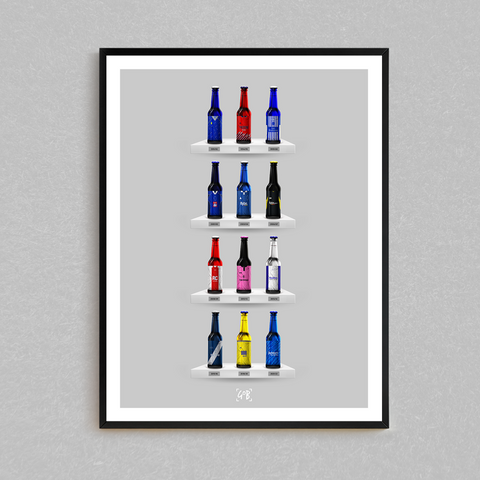 Birmingham Classic Bottle Print