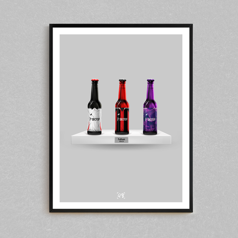 Fulham 24/25 Kit Bottle Print