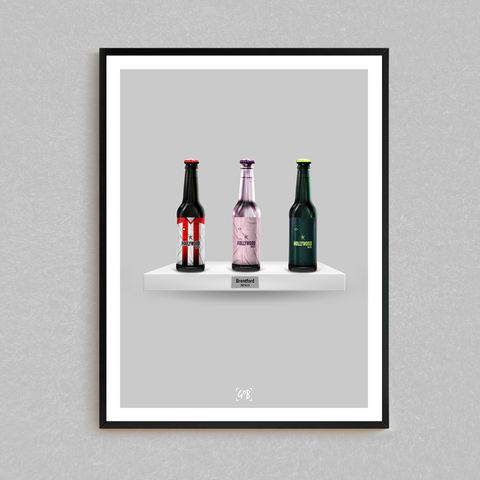 Brentford 24/25 Kit Bottle Print