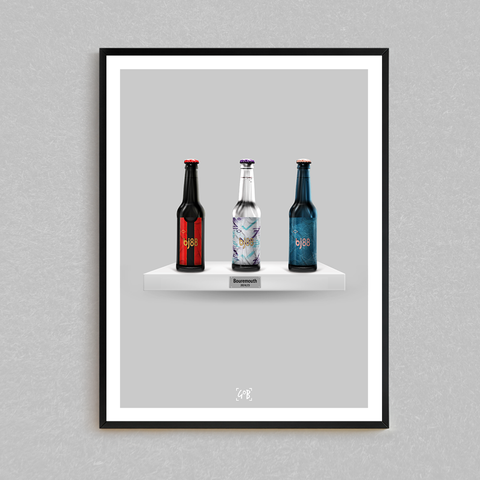 Bournemouth 24/25 Kit Bottle Print