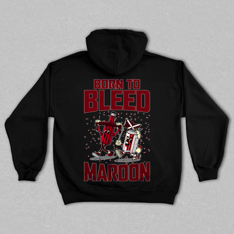 Maroon Pour Brewing Co - Classic Can & Bottle Duo Hoodie