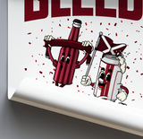 Maroon Pour Brewing Co - Classic Can & Bottle Duo Print