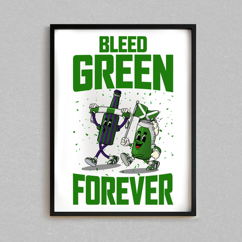 The Green of Leith Co- Classic Can & Bottle Duo Print