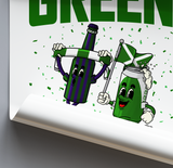 The Green of Leith Co- Classic Can & Bottle Duo Print