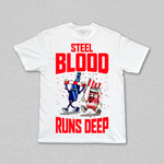 Steel & Stripe Brewing Co - Classic Can & Bottle Duo T-Shirt