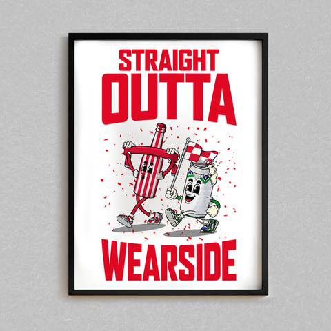 The Wearside Stripe Co - Classic Can & Bottle Duo Print