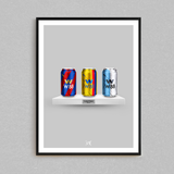 Crystal Palace 21/22 Kit Can/Bottle Print