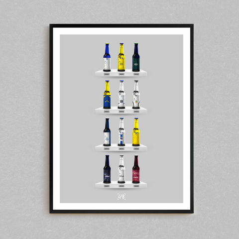 Leeds Classic Bottle Print