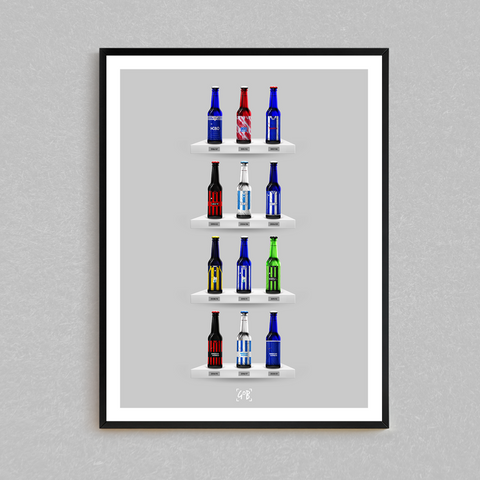 Brighton Classic Bottle Print