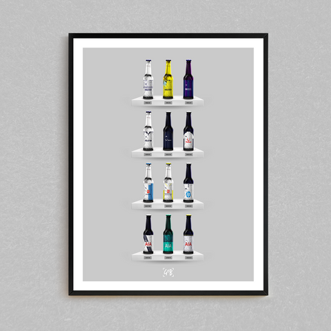 Tottenham Classic Bottle Print