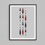 Fulham Classic Bottle Print