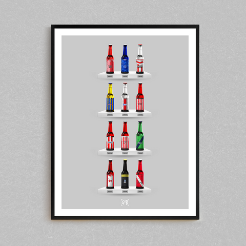 Southampton Classic Bottle Print