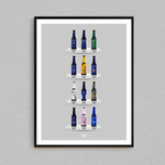 Leicester City Classic Bottle Print