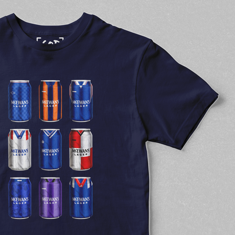Rangers '9 in a Row' Classic Cans T-Shirt